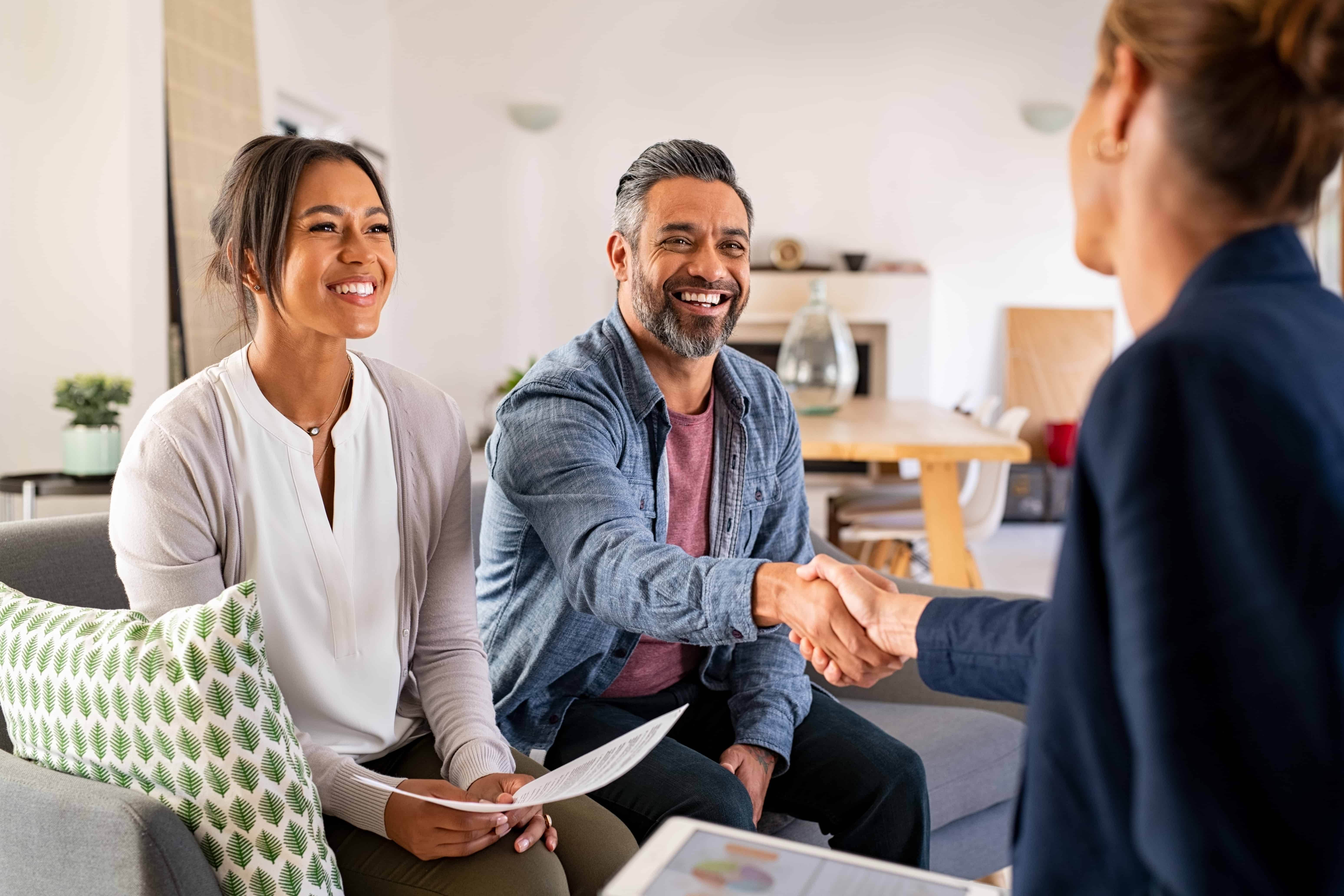 OPT Blog Image - A couple being introduced to a new real estate agent through referrals